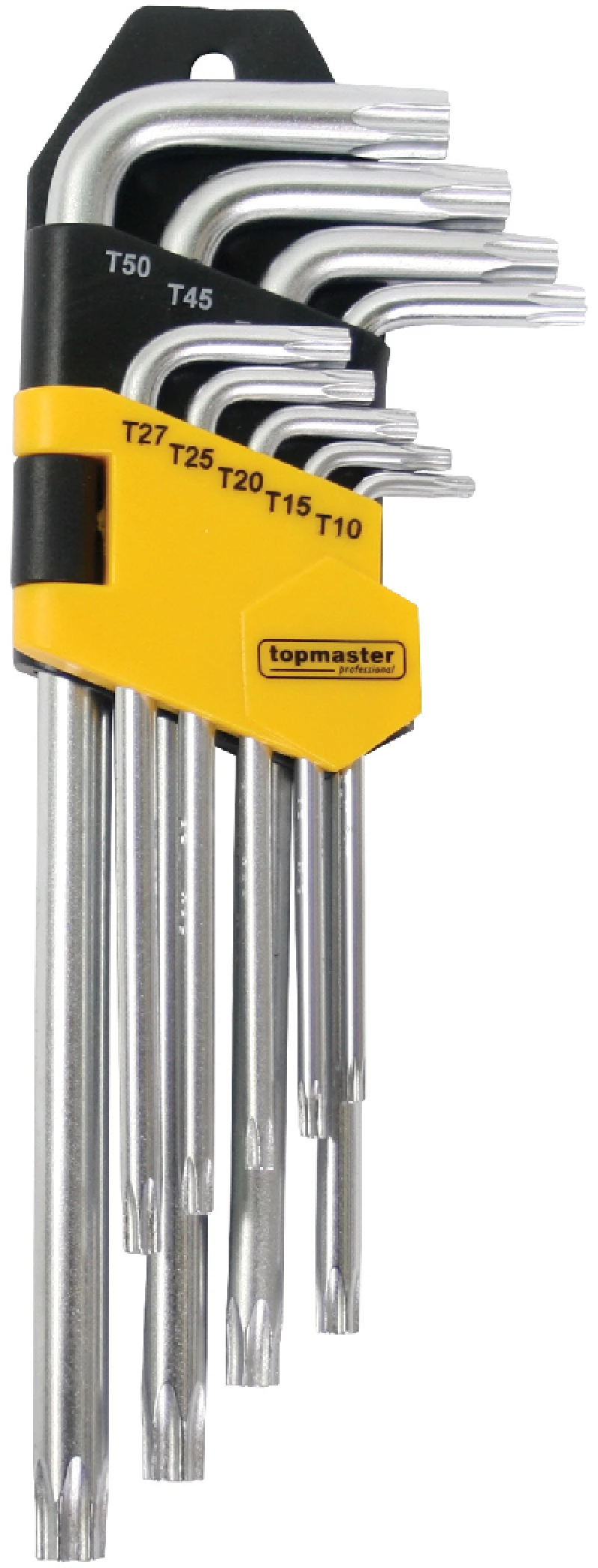 TOP MASTER ΑΛΛΕΝ TORX ΣΕΤ 9τεμ Cr-V ΠΛΑΣΤΙΚΗ ΘΗΚΗ ΜΕΣΑΙΟ ΜΕΓΕΘΟΣ 390123