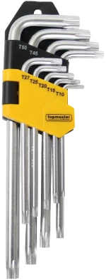 TOP MASTER ΑΛΛΕΝ TORX ΣΕΤ 9τεμ Cr-V ΠΛΑΣΤΙΚΗ ΘΗΚΗ ΜΕΣΑΙΟ ΜΕΓΕΘΟΣ 390123