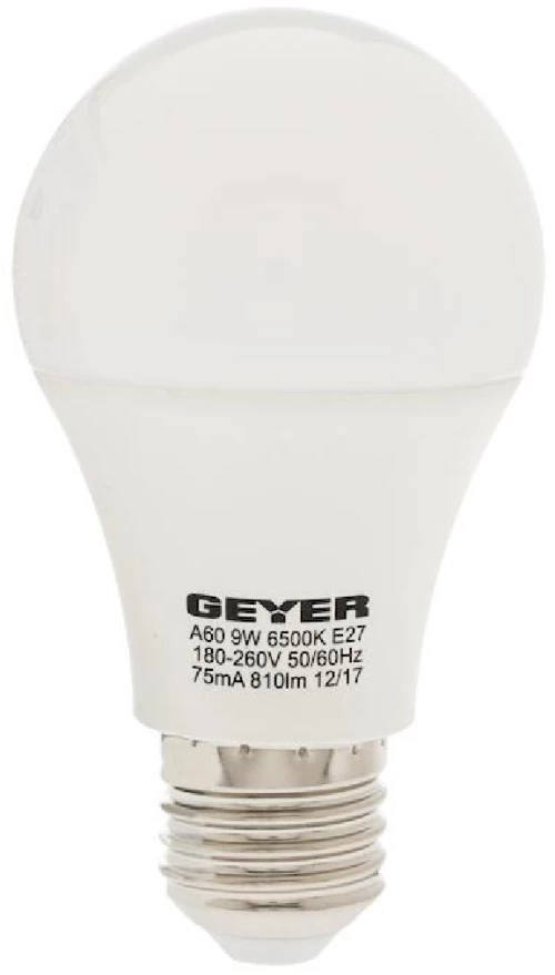 GEYER ΛΑΜΠΑ LED Α60 E27 8.5W ΚΙΤΡΙΝΟ 806LM LAWE279E & LAWE279S