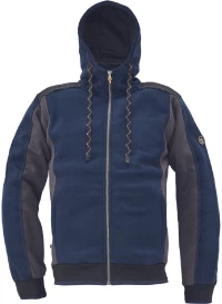 ΖΑΚΕΤΑ ΦΟΥΤΕΡ ΜΕ ΚΟΥΚΟΥΛΑ-HOODIE DAYBORO ΜΠΛΕ 55%poly-45%cott, 340 g/m² XL