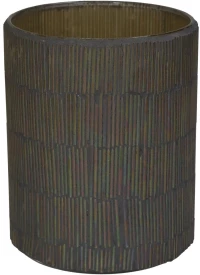 Κηροπήγιο Πολύχρωμο Γυαλί 10x10x13cm