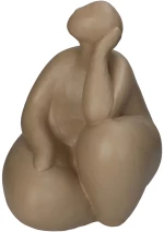 Διακοσμητικό Γυναίκα Μπεζ Τερακότα 29x27x36cm