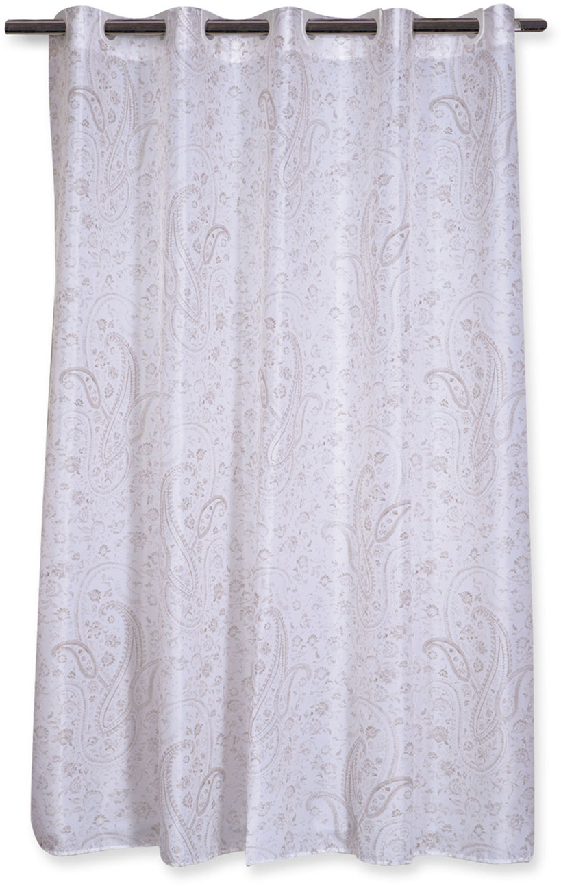 NEF-NEF ΚΟΥΡΤΙΝΑ ΜΠΑΝΙΟΥ ΠΟΛ.  ANAIS 180Χ200 BEIGE 100% ΠΟΛΥΕΣΤΕΡΑΣ