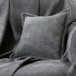 Guy Laroche Ριχτάρι Τριθέσιου Καναπέ Rubicon 170x300cm Anthracite