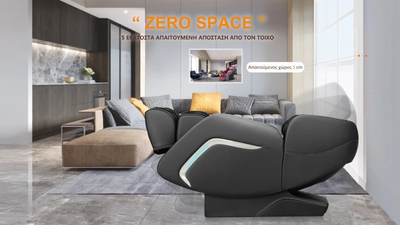 Πολυθρόνα Μασάζ Life Care by i-Rest SL-A307-8 (Mαύρη) Μ-839BL