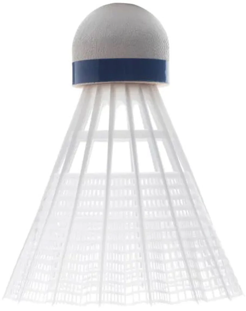 Μπαλάκια Badminton Προπόνησης Νάιλον, μεσαίας ταχύτητας (6 τμχ.) 42072