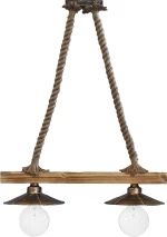 Φωτιστικό κρεμαστό  UT-150 ROPE 2L RAGA Heronia 31-0879