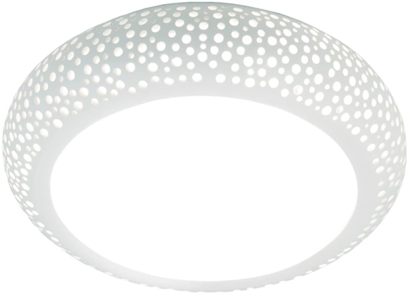 InLight Πλαφονιέρα οροφής λευκή από γύψο 3XE27 D:40cm 42155-B