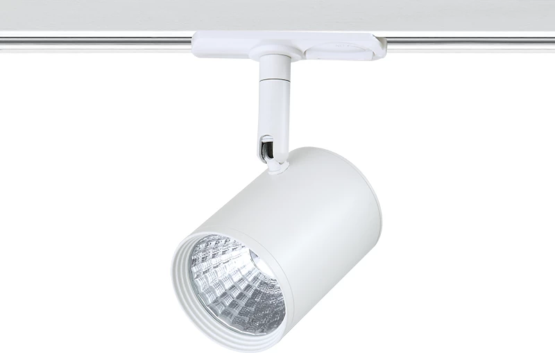WHITE LED TRACK LIGHT 7W 3000K 2WIRES 24° 700LM 230V Ra80 ACA ZUNO730W2