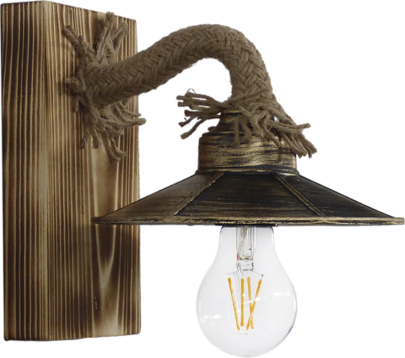 Φωτιστικό τοίχου ROPE-WOOD R-150ΑΡ-S- Heronia 30-0059