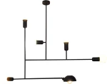 HL-3525-6 RODNEY BLACK PENDANT HOMELIGHTING 77-3814