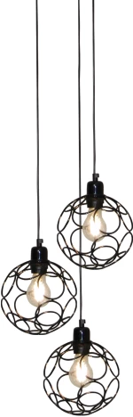 HL-3588-3 ALINE CHROME PENDANT HOMELIGHTING 77-4066