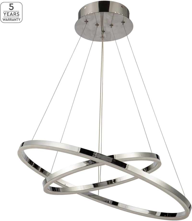 SE LED 60-40 OLYMPIC PENDANT CHROME HOMELIGHTING 77-8123