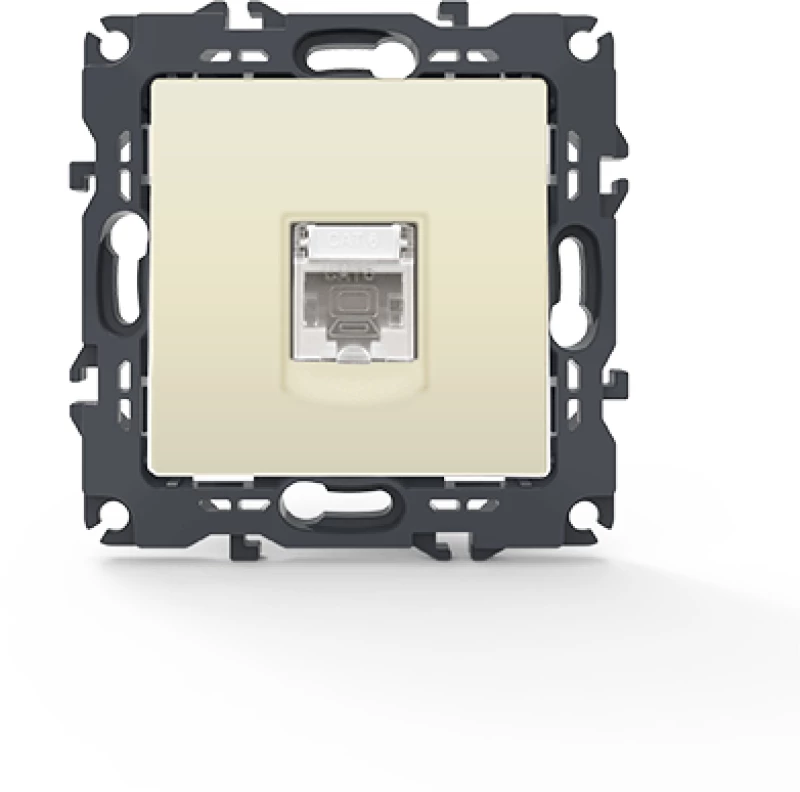 PRIME ΠΡΙΖΑ ΔΙΚΤΥΟΥ 1xRJ45 CAT6 UTP IP20 ΙΒΟΥΑΡ ACA 1000113202