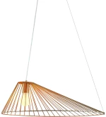 ΚΡΕΜΑΣΤΟ Φ/Σ 1xE27 CAPPELLO ΧΡΥΣΟ ΜΕΤ/ΚΟ 60Χ40120CM ACA OD91681PG