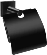 Χαρτοθήκη με Καπάκι Sanco Tempo Black Mat 14017-M116