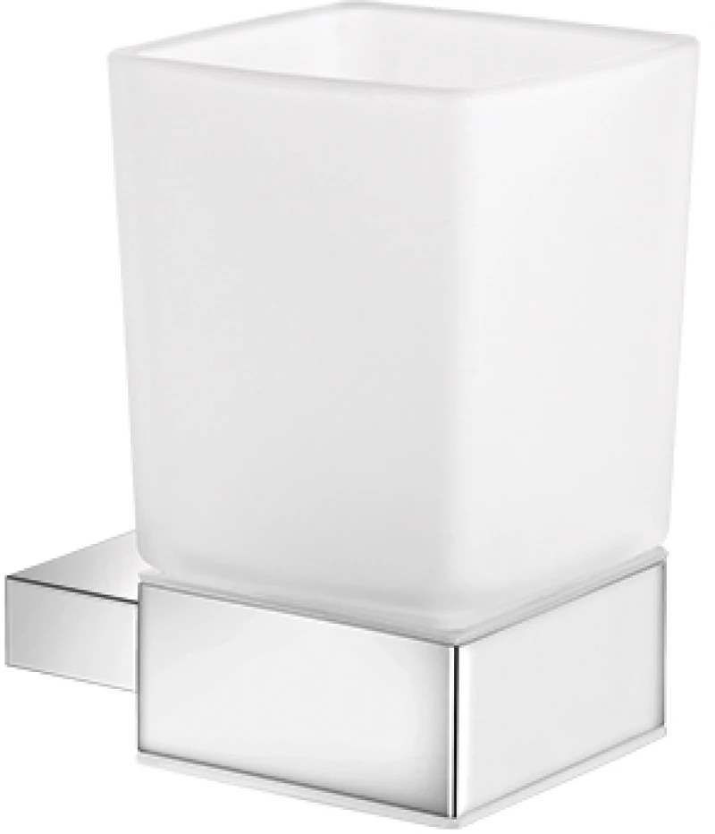 Ποτηροθήκη Επιτοίχια Sanco Monogram Chrome 120401-A03