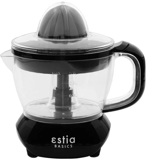 Λεμονοστίφτης 40w 700ml Πλαστικός Μαύρος Black Plus  με 2 Κώνους Estia Home Art  06-11611