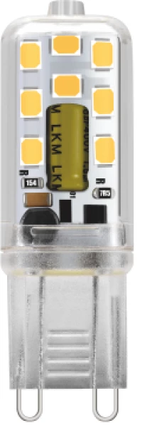 LED SMD G9 PLASTIC 3W 6.000K 270Lm 300° 230V AC Ra80 30.000Hrs CLEAR ACA G928353CWC