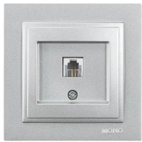 ΠΡΙΖΑ ΤΗΛΕΦΩΝΟΥ MONH RJ 11 ΑΣΗΜΙ Eurolamp 152-10438