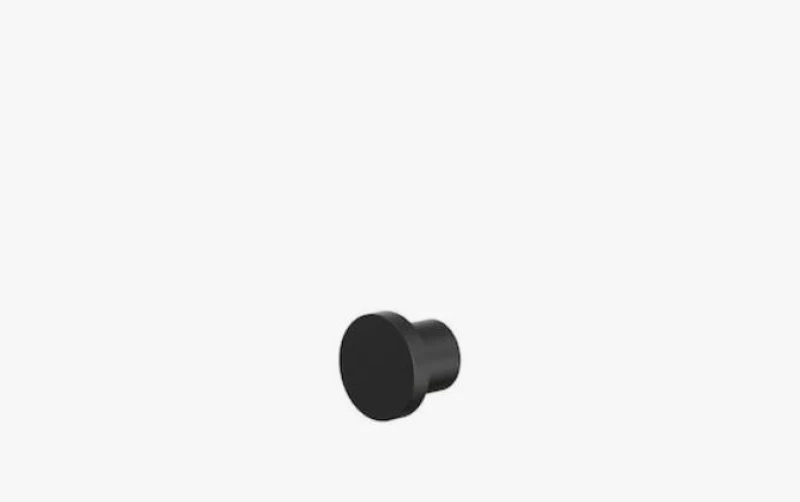 Άγκιστρο Μονό Ø2,5x2 cm Geesa Opal Black Matt 7213-400