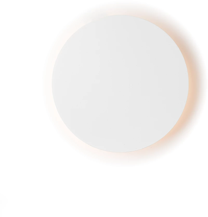 ΕΠΙΤΟΙΧΟ Φ/Σ LED 10W 3000Κ ΛΕΥΚΟ MDF ΚΥΚΛΟΣ Φ22ΧΗ3,6CM ECLIPSE ACA ZM1710LEDWW