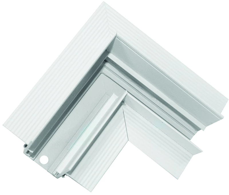 ΓΩΝΙΑ 90° ΓΙΑ ΜΑΓΝΗΤΙΚΗ ΡΑΓΑ TRIMLESS  ΛΕΥΚΗ ΜΑΤ ACA MT90W