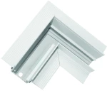 ΓΩΝΙΑ 90° ΓΙΑ ΜΑΓΝΗΤΙΚΗ ΡΑΓΑ TRIMLESS  ΛΕΥΚΗ ΜΑΤ ACA MT90W