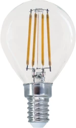 LED FILAMENT E14 STEP-DIM G45 4W 2700K 230V AC 570LM RA80 ACA BOVA4WWSD