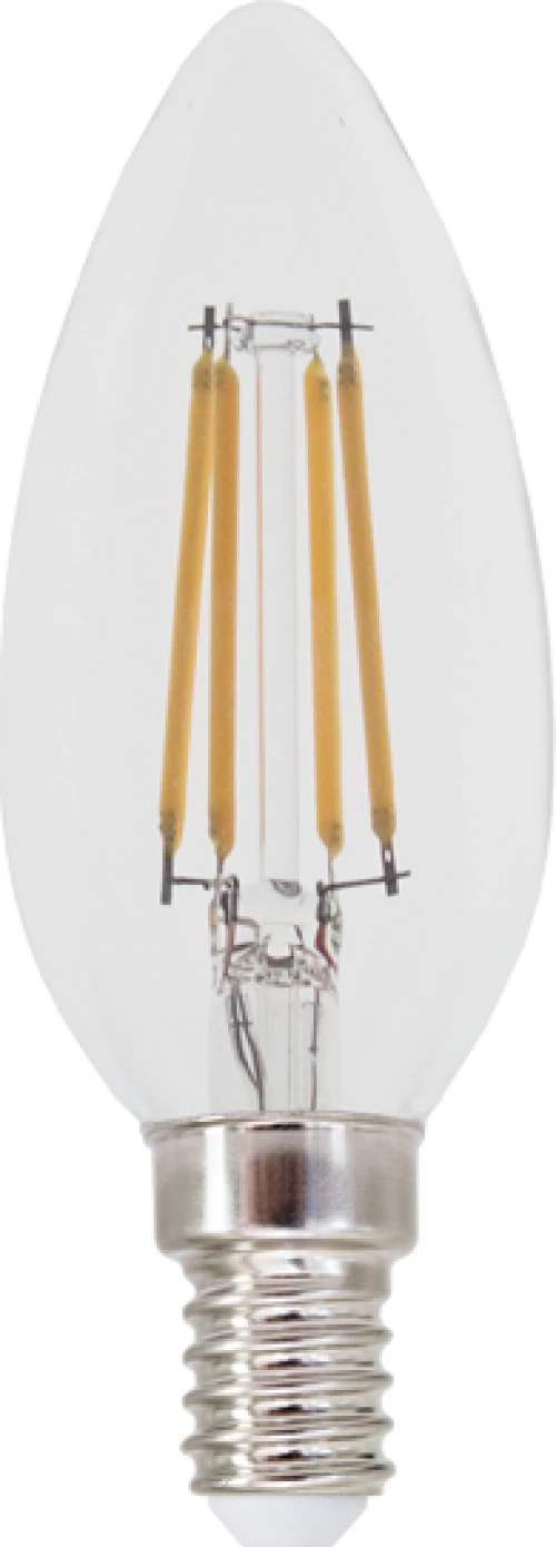 LED FILAMENT E14 STEP-DIM C35 4W 2700K 230V AC 570LM RA80 ACA FLAM4WWSD