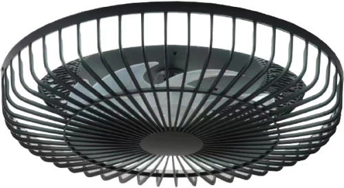 Ανεμιστήρας Οροφής Control Ø55xH25cm 72w DC 3CCT LED Fan Light in Black Color Inlight Waterton 101000620