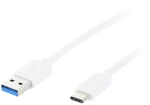 BLOW Καλώδιο USB 3.0 A - Type C 1m Λευκό DM-66-122