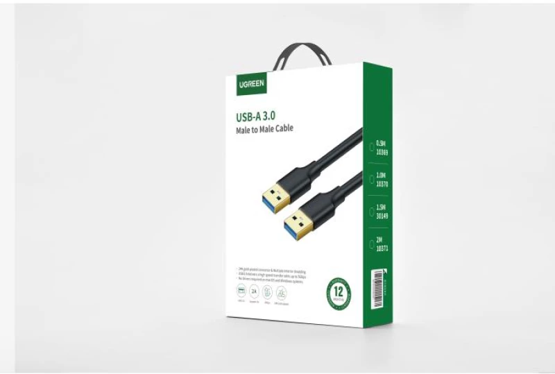 UGREEN Cable USB 3.0 A-A 2m UGREEN US128 10371 340136