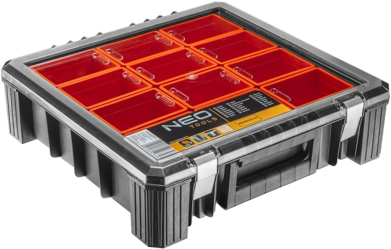 NEO TOOLS Ταμπακιέρα ρυθμιζόμενη με 12 σκαφάκια 84-130