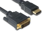 Καλώδιο DeTech HDMI σε DVI, 10m, Φερριτή, HQ, Μαύρο - 18192
