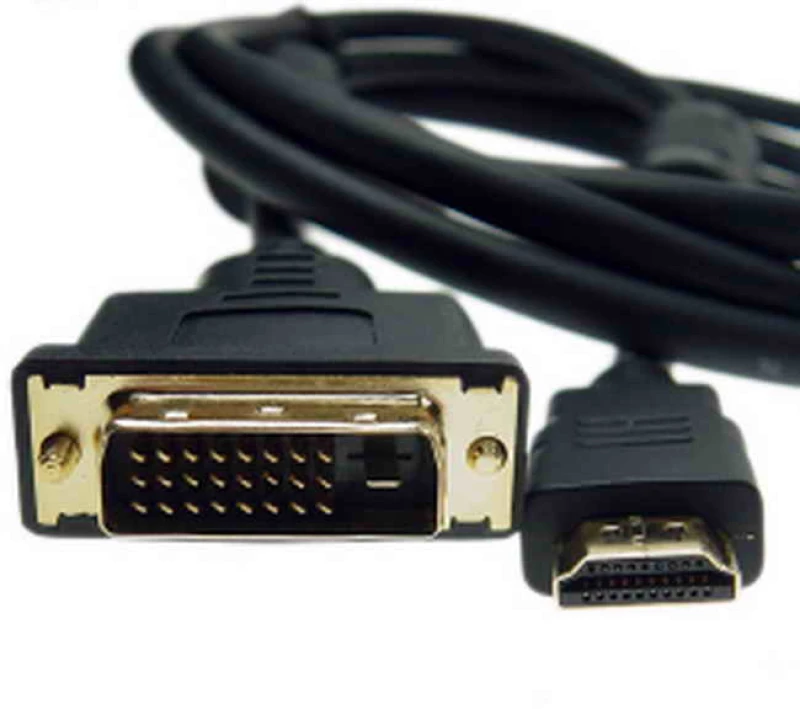 Καλώδιο DeTech HDMI σε DVI, 10m, Φερριτή, HQ, Μαύρο - 18192