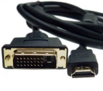Καλώδιο DeTech HDMI σε DVI, 10m, Φερριτή, HQ, Μαύρο - 18192