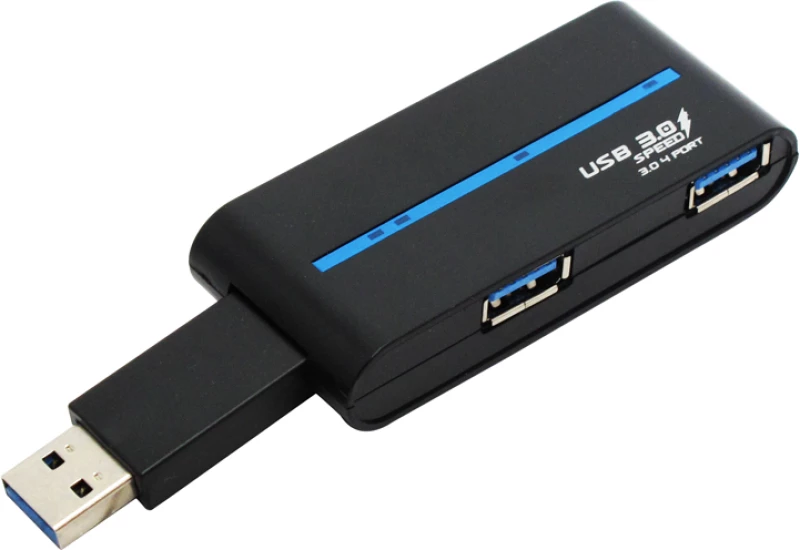 USB hub No Brand, USB 3.0, 4 θύρες, Λευκό - 12060