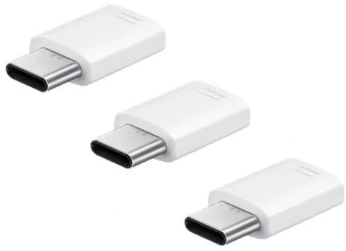 Αντάπτορας Samsung EE-GN930KWEG Micro USB (Female) σε USB C (Male) Λευκό (3 τεμ) 8806088600970