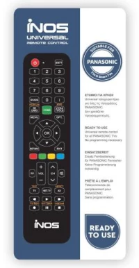 Τηλεχειριστήριο inos για Panasonic TVs & Smart TVs (Ready To Use) 5205598122034