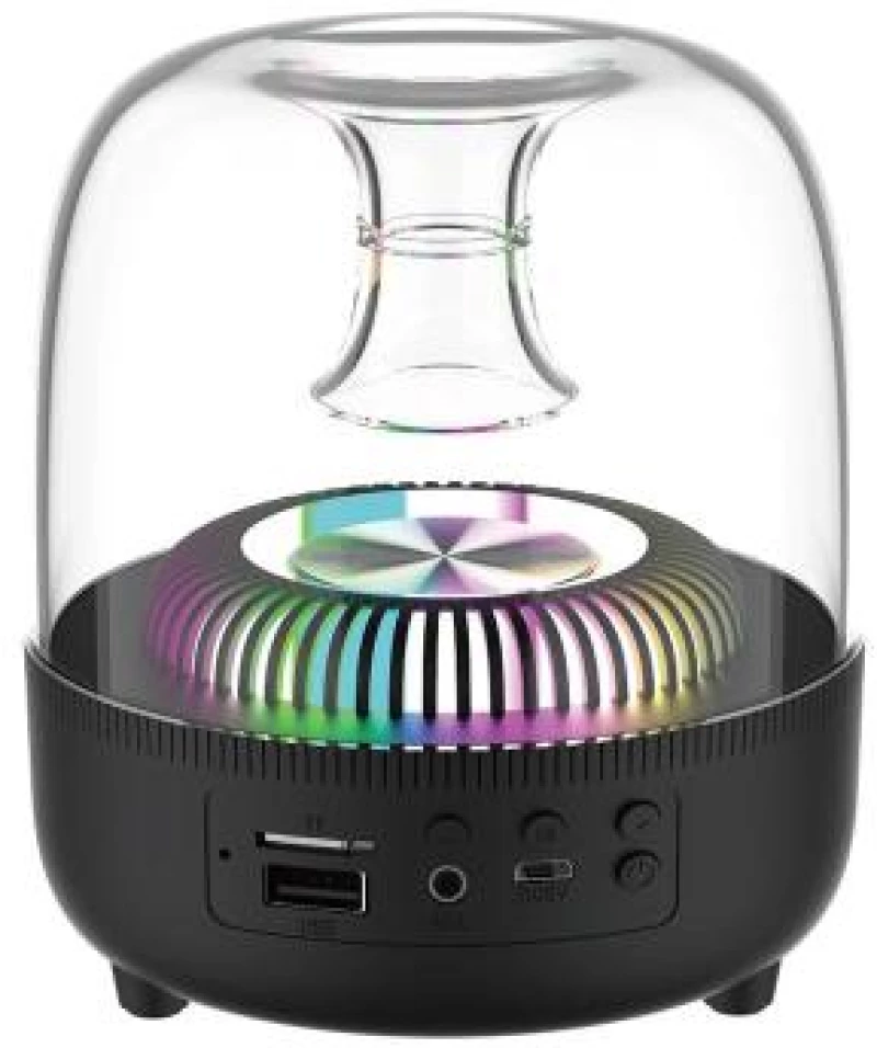 Φορητό Ηχείο Bluetooth Devia I-M2 EM046 5W Smart Διάφανο-Μαύρο 6938595364303