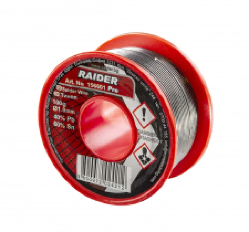 RAIDER ΚΑΛΑΙ ΚΟΛΛΗΣΗ 1ΜΜ 100g 60%Sn 40%Pb Pro 156601