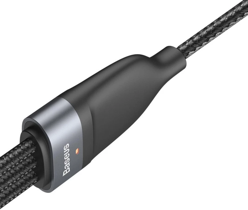 Baseus Cablu de Date USB la Lightning, Micro-USB, Type-C 66W, 1.2m - Baseus Flash Series (CA1T3-G1) - Gray 6953156229822