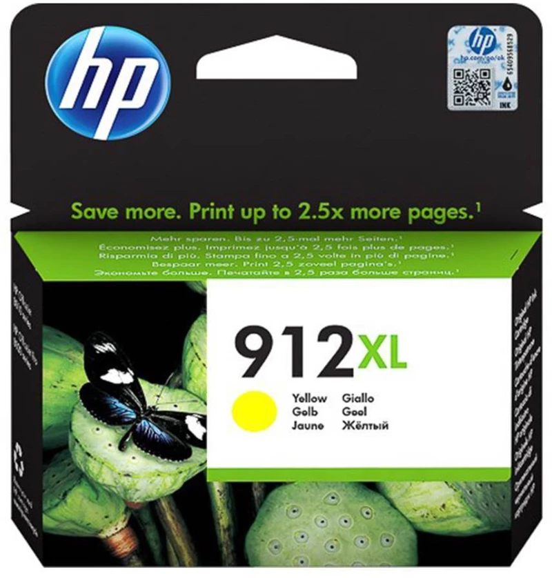 HP Μελάνι Inkjet No.912XL Yellow (3YL83AE) (HP3YL83AE)