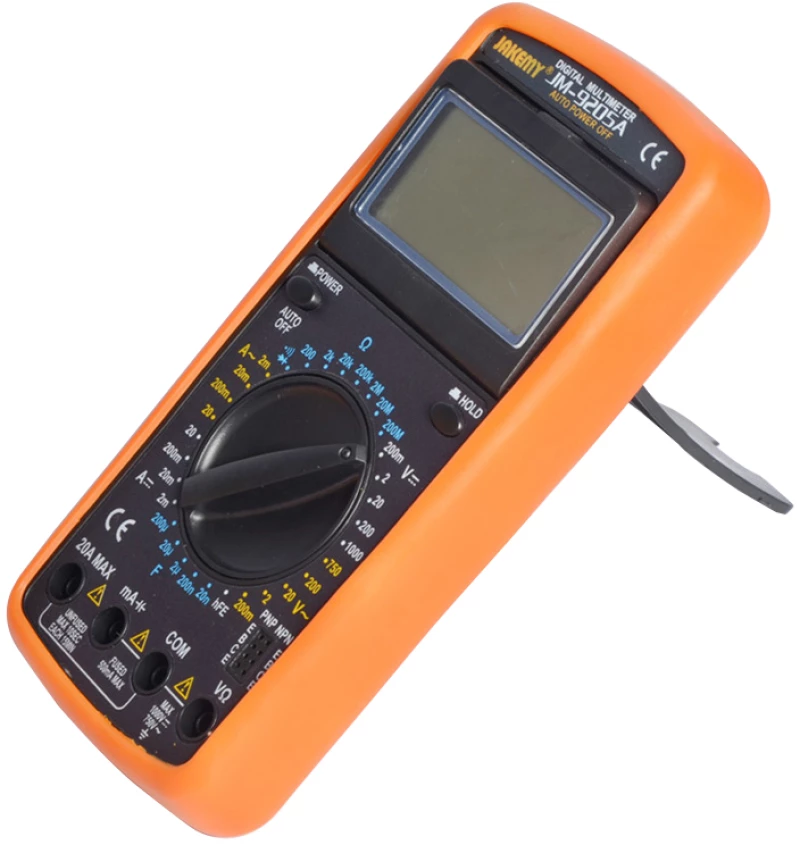 Ψηφιακό πολύμετρο, Jakemy JM-9205A, Μαύρο - 17619