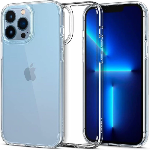 Spigen Husa pentru iPhone 13 Pro - Spigen Ultra Hybrid - Crystal Clear 8809811850093