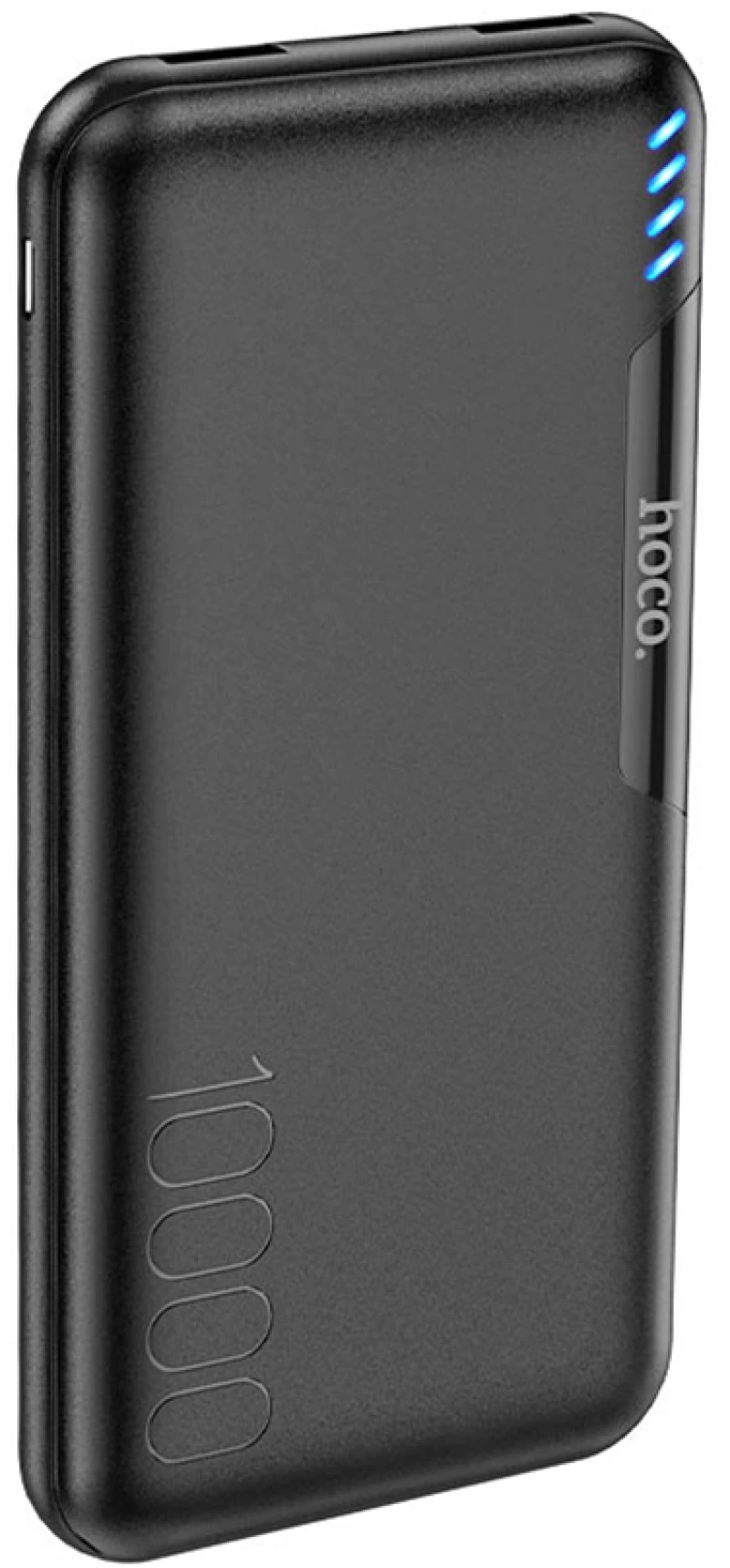 Hoco Baterie Externa 10000mAh, 2x USB, Micro-USB, tip C, LED - Hoco Easylink (J82) - Black 6931474750259