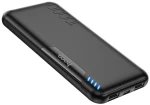 Hoco Baterie Externa 10000mAh, 2x USB, Micro-USB, tip C, LED - Hoco Easylink (J82) - Black 6931474750259