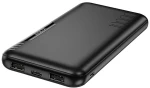 Hoco Baterie Externa 10000mAh, 2x USB, Micro-USB, tip C, LED - Hoco Easylink (J82) - Black 6931474750259