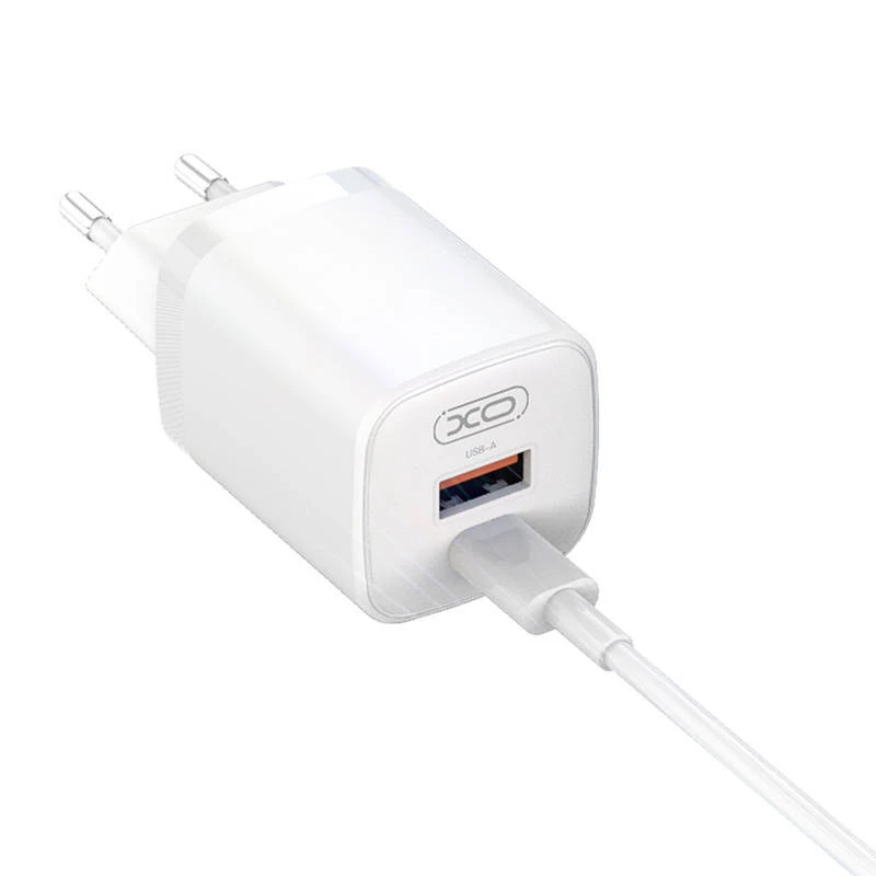 XO Wall charger XO L96, 1x USB, USB-C, 30W (white) 040640